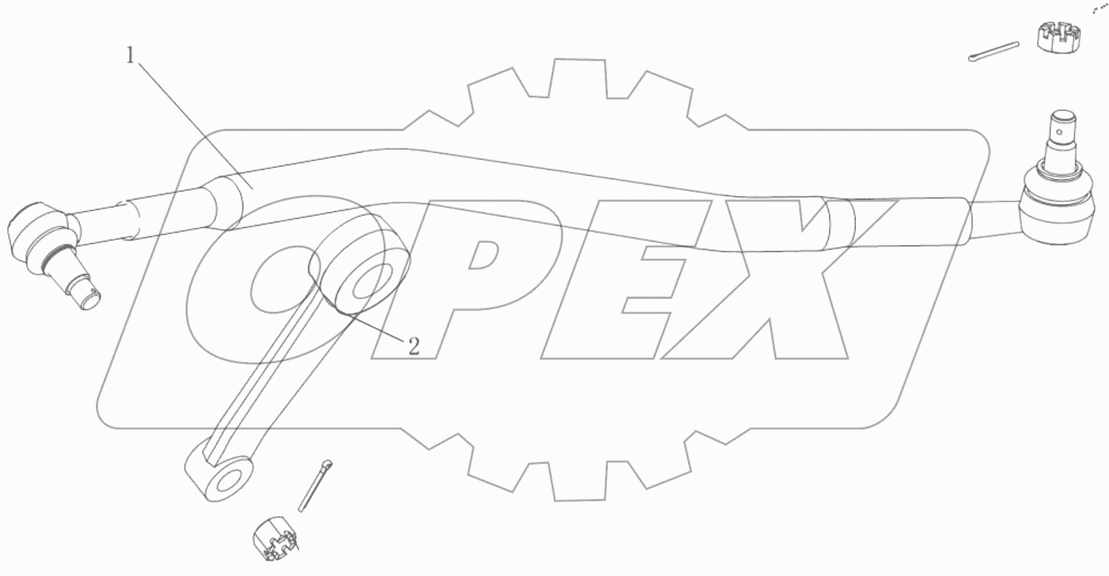  УЗЕЛ РУЛЕВОЙ ТЯГИ