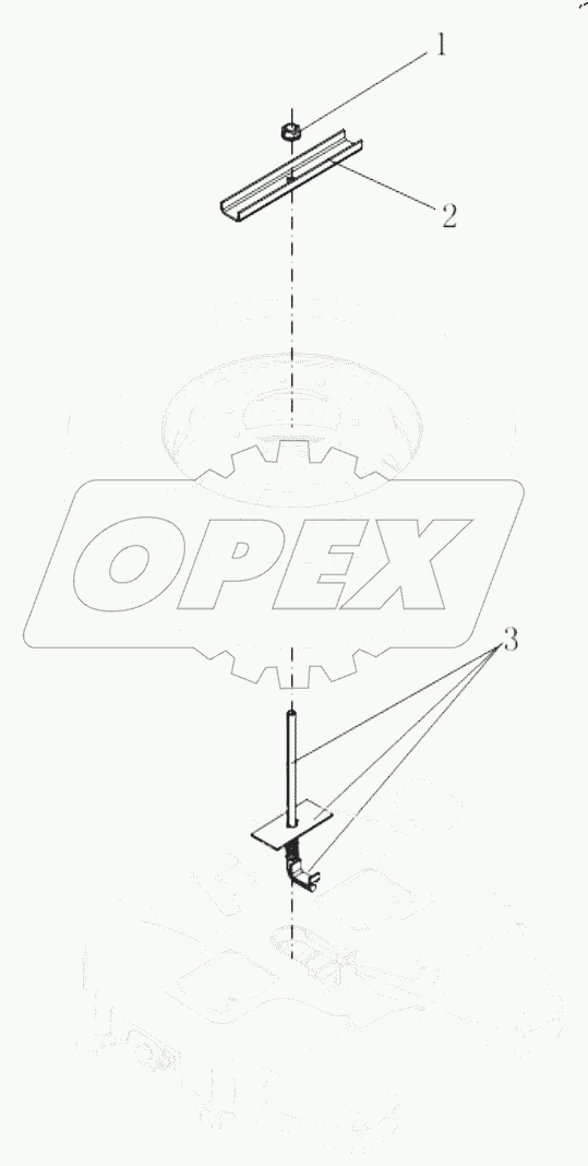  КРОНШТЕЙН ЗАПАСНОЙ ШИНЫ