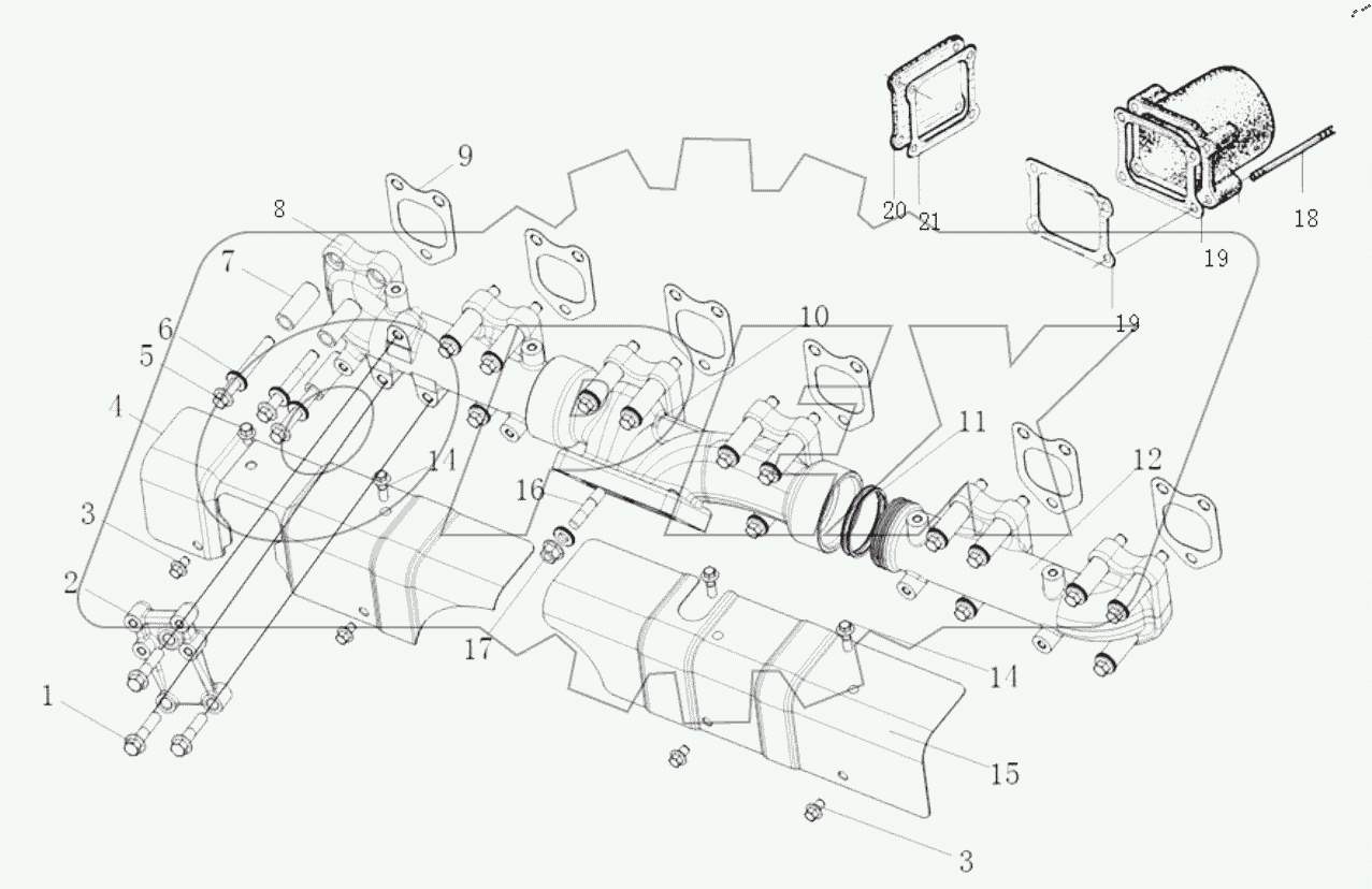  ВЫХЛОПНОЙ КОЛЛЕКТОР (1)