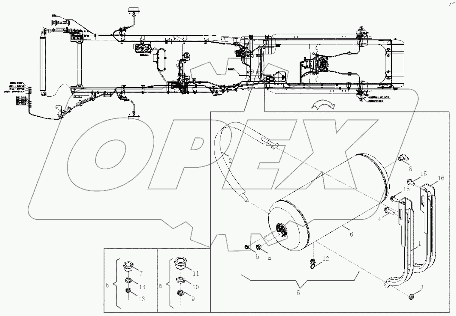  СХЕМА ВСПОМОГАТЕЛЬНОГО ВОЗДУШНОГО РЕЗЕРВУАРА