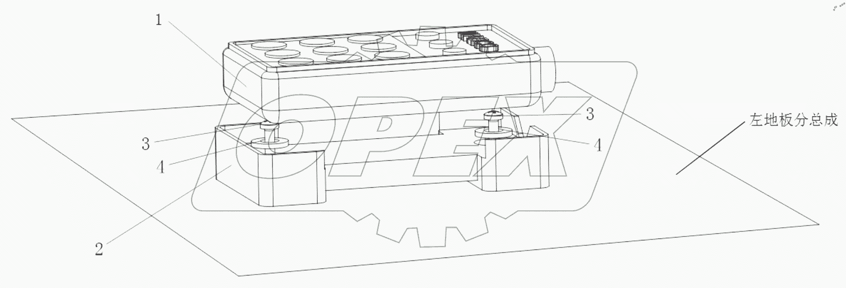  БЛОК ДИСТАНЦИОННОГО УПРАВЛЕНИЯ ПНЕВМАТИЧЕСКОЙ ПОДВЕСКОЙ
