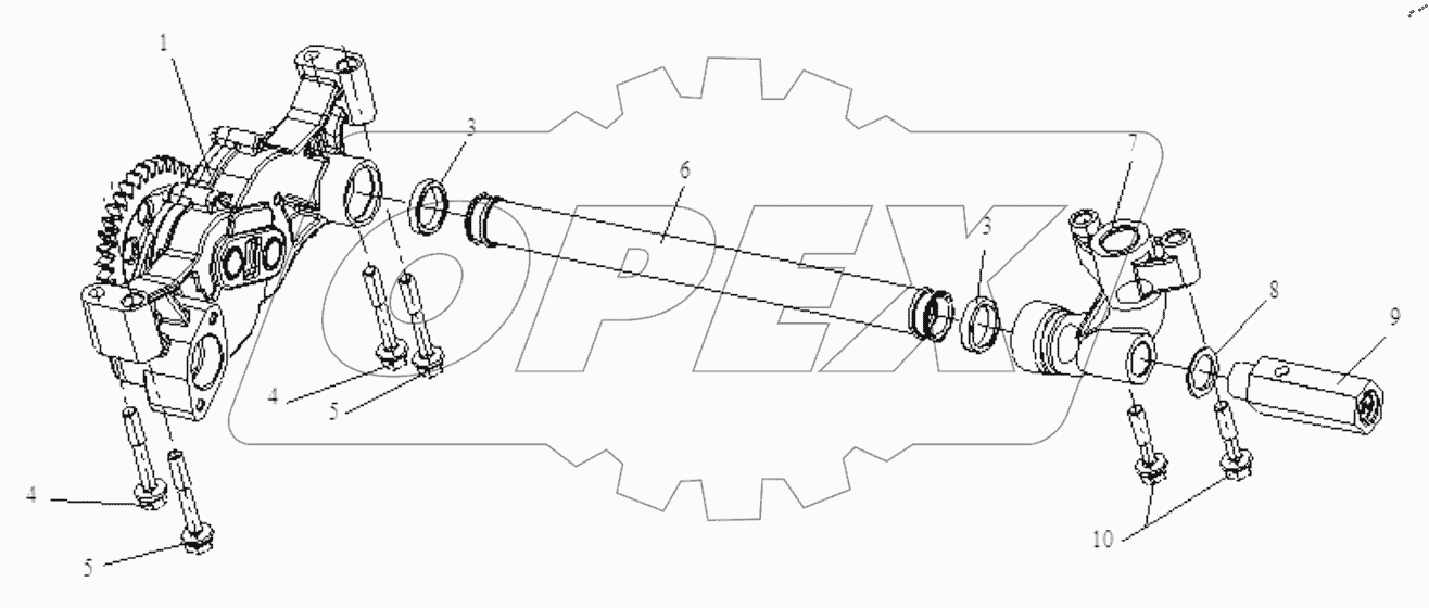  МАСЛЯНЫЙ НАСОС ДВИГАТЕЛЯ