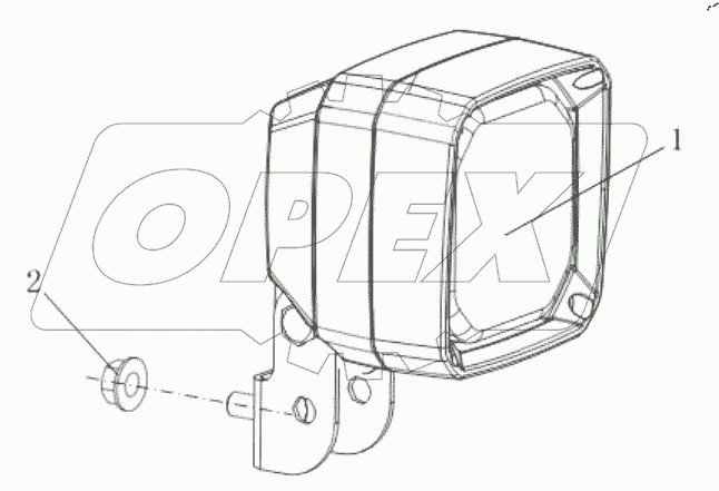  ЗАДНИЙ РУЧНОЙ ФОНАРЬ В СБОРЕ
