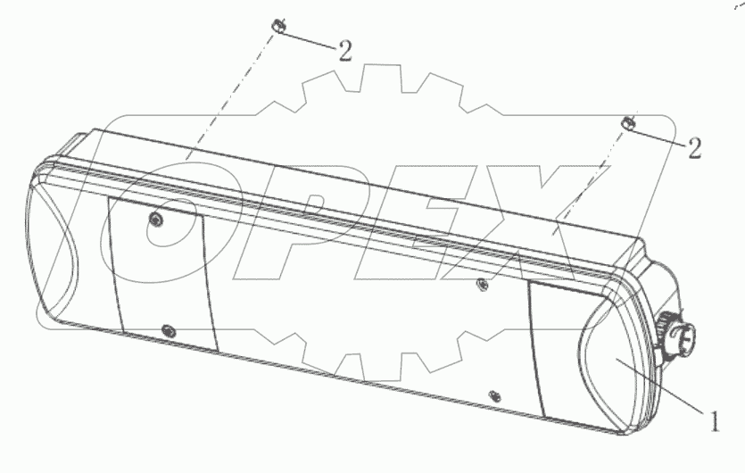  КОМБИНИРОВАННЫЙ ЗАДНИЙ ФОНАРЬ В СБОРЕ