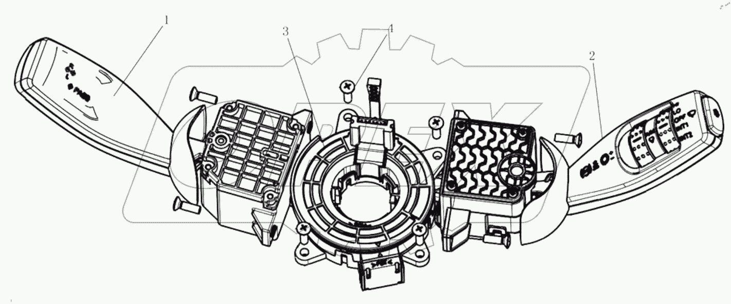  КОМБИНИРОВАННЫЙ ПЕРЕКЛЮЧАТЕЛЬ В СБОРЕ