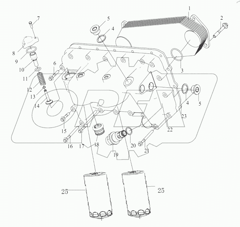  КЛАПАН МАСЛЯНОГО РАДИАТОРА