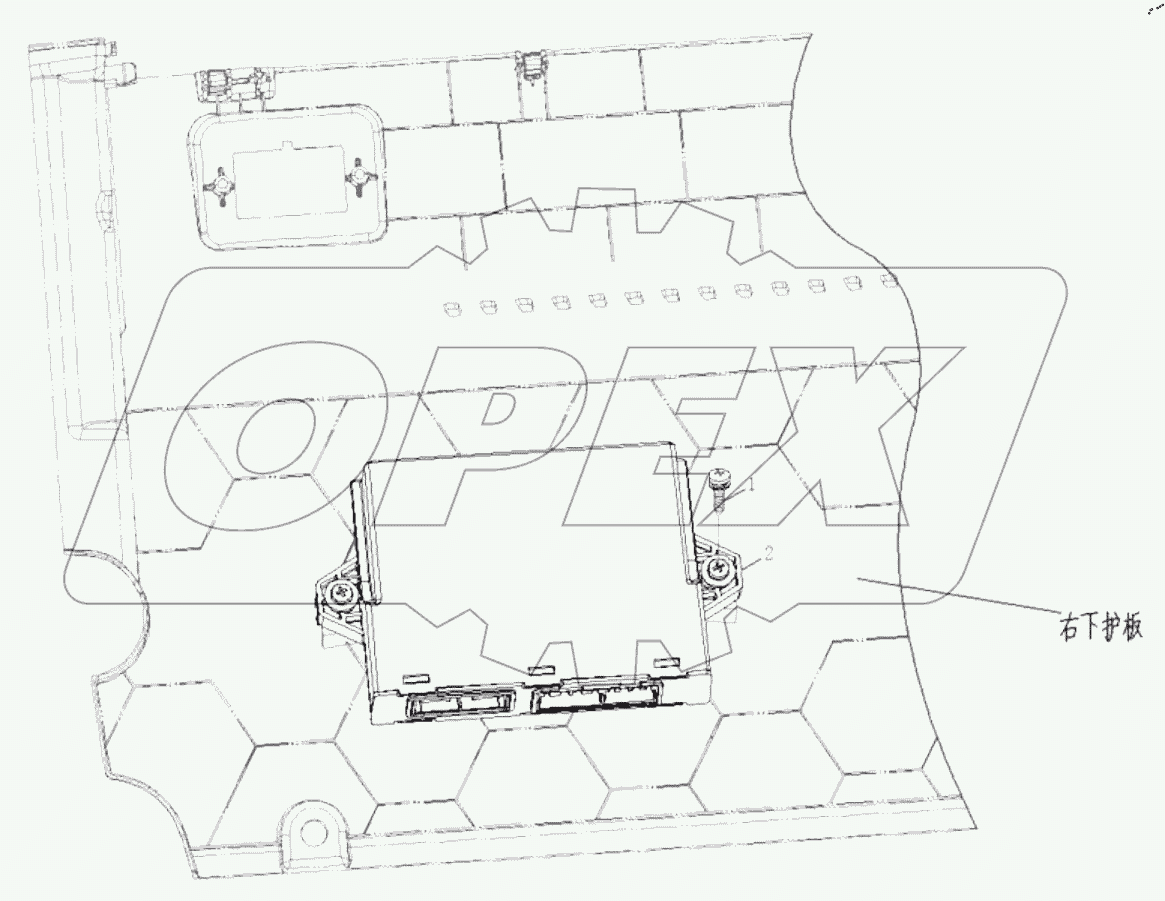  УЗЕЛ ПУСКОВОГО ПЕРЕКЛЮЧАТЕЛЯ С ОДНОЙ КНОПКОЙ