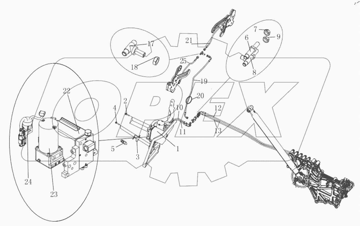  УСТРОЙСТВО УПРАВЛЕНИЯ ОПРОКИДЫВАНИЕМ КАБИНЫ