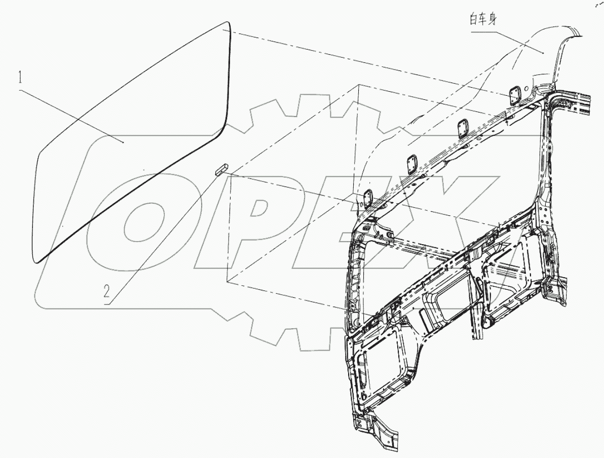  ПЕРЕДНЕЕ ВЕТРОВОЕ СТЕКЛО