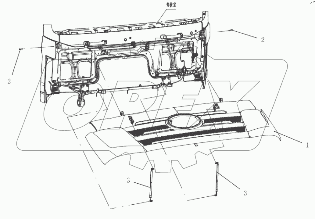  ПЕРЕДНЯЯ ПАНЕЛЬ В СБОРЕ-1