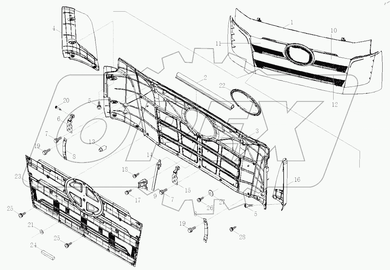  ПЕРЕДНЯЯ ПАНЕЛЬ В СБОРЕ-2
