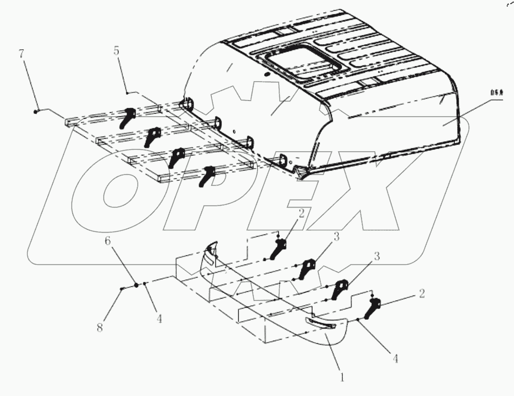  СОЛНЦЕЗАЩИТНЫЙ КОЗЫРЕК НАКЛАДКИ КРЫШИ