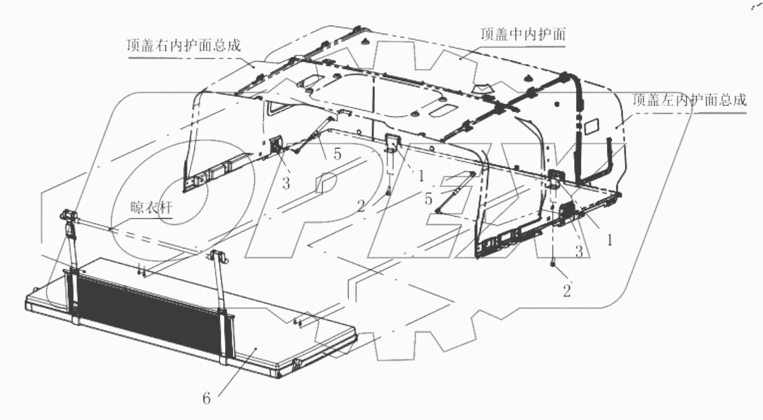  ВЕРХНИЙ МОДУЛЬ СПАЛЬНОГО МЕСТА