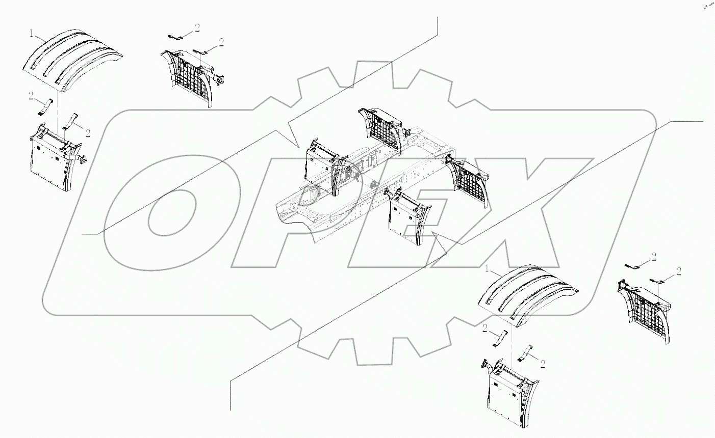  СХЕМА ЗАДНЕГО КРЫЛА