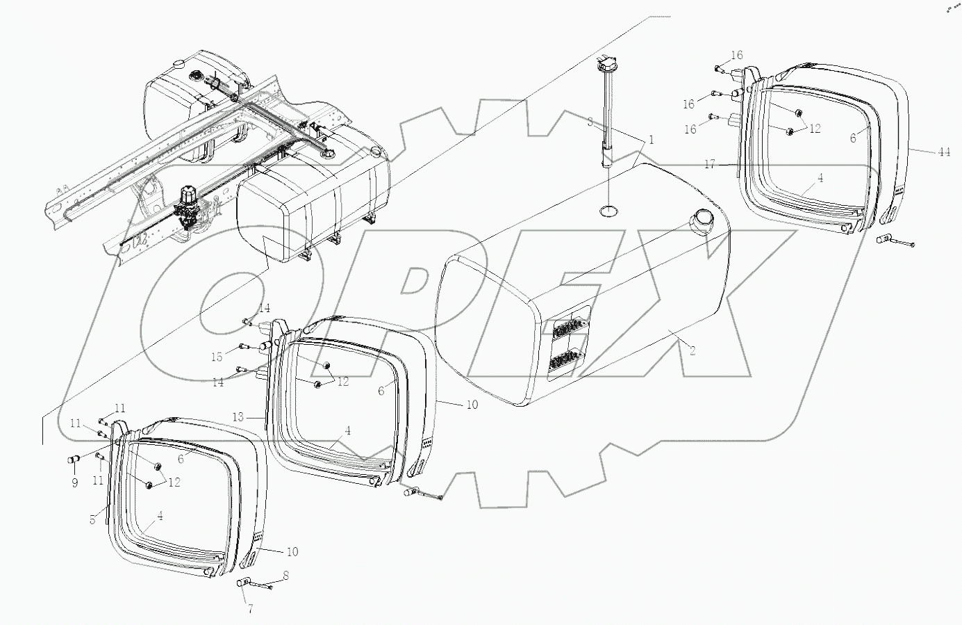  СХЕМА ТОПЛИВНОЙ СИСТЕМЫ