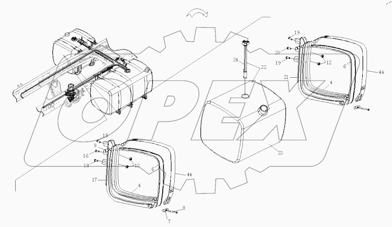  СХЕМА ТОПЛИВНОЙ СИСТЕМЫ