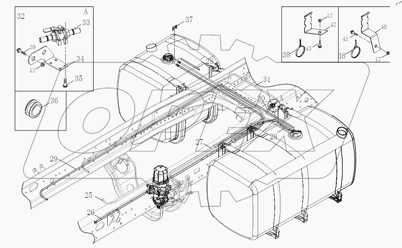  СХЕМА ТОПЛИВНОЙ СИСТЕМЫ