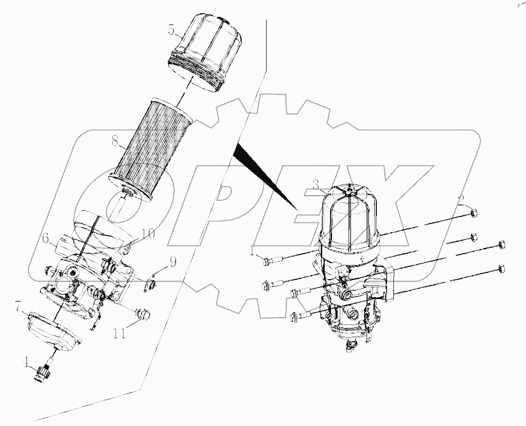  ТОПЛИВНЫЙ ФИЛЬТР В СБОРЕ
