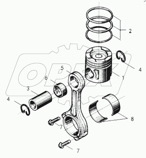  ПОРШЕНЬ И ШАТУН
