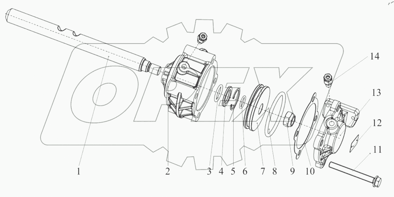  Auxiliary Box Air Cylinder