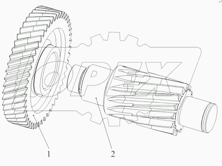  Deputy Box Countershaft Assembly