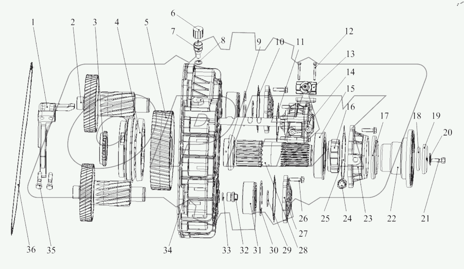  Back Cover Housing Assembly And Related Parts