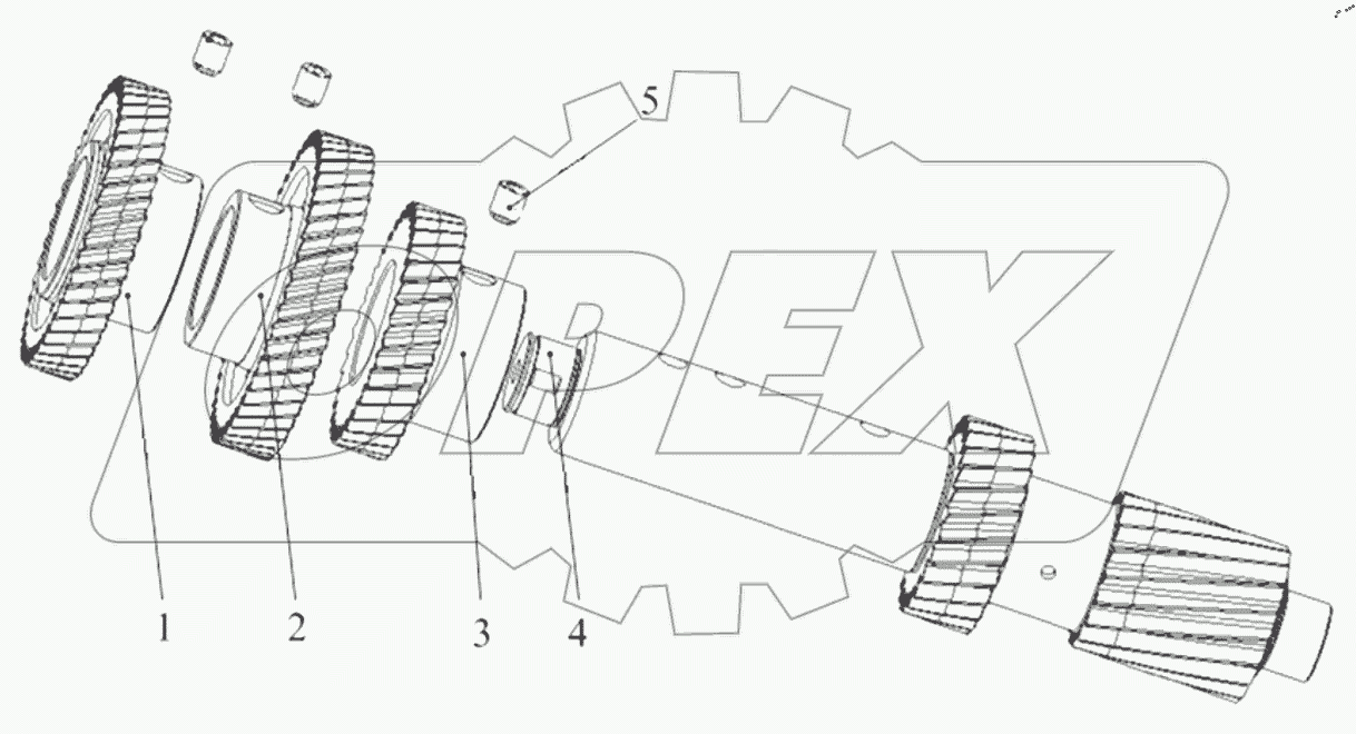  Left Countershaft Assy