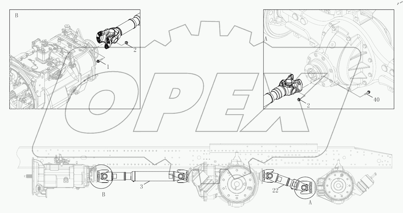  Drive Shaft Logic Assembly