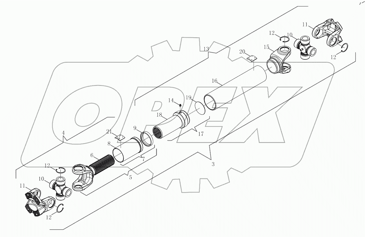  Drive Shaft Logic Assembly