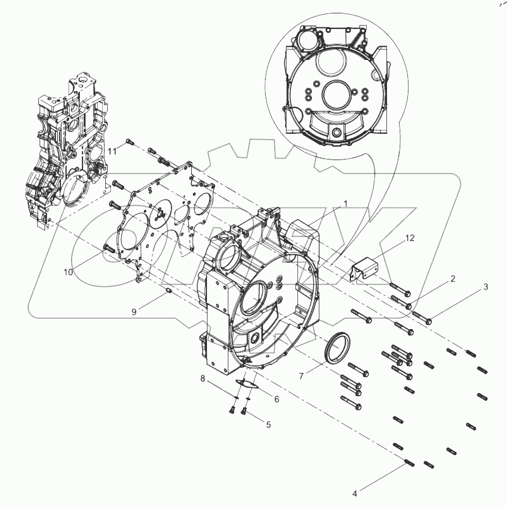  Flywheel Housing Group