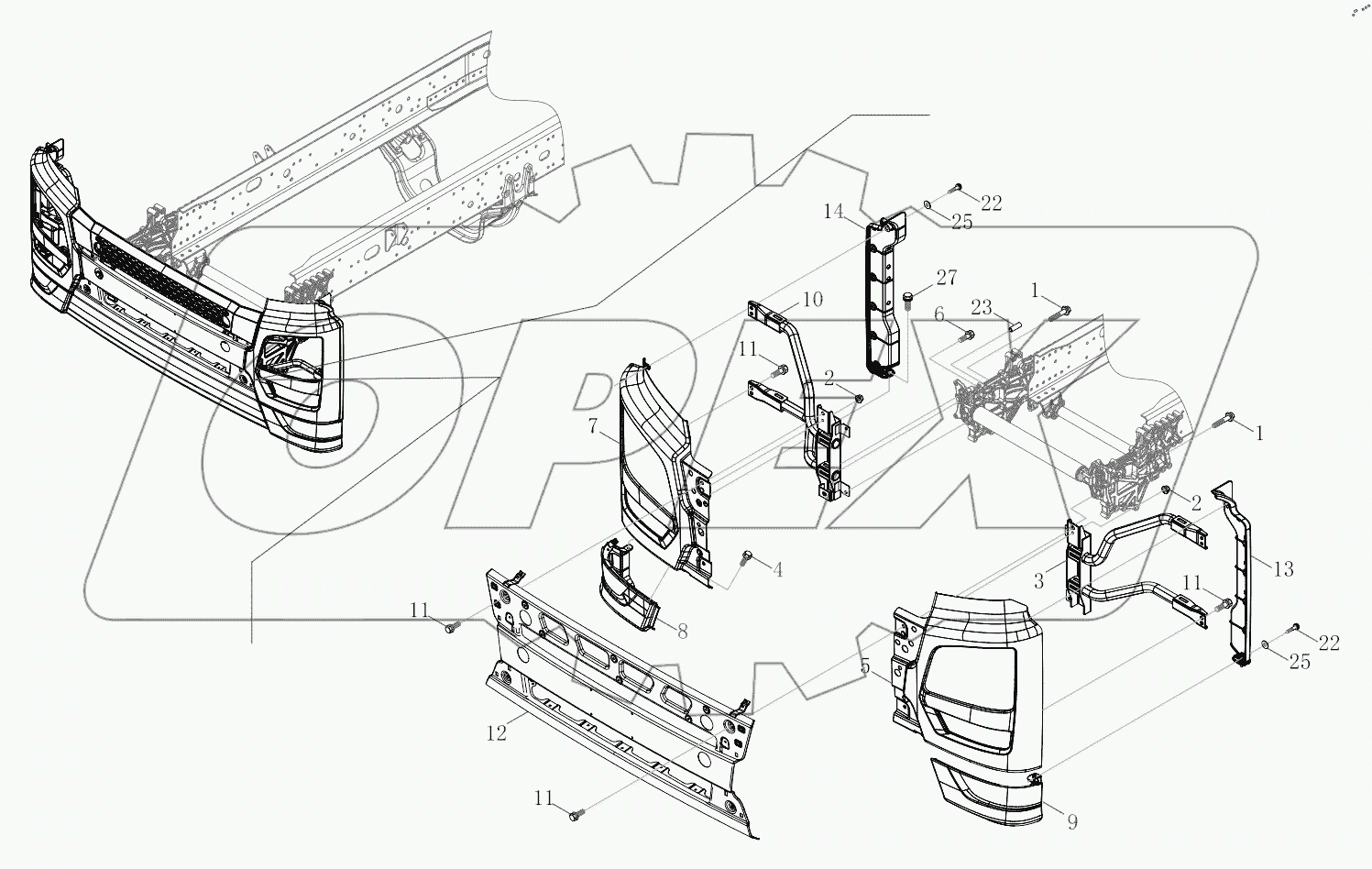  Front Bumper Logic Assembly