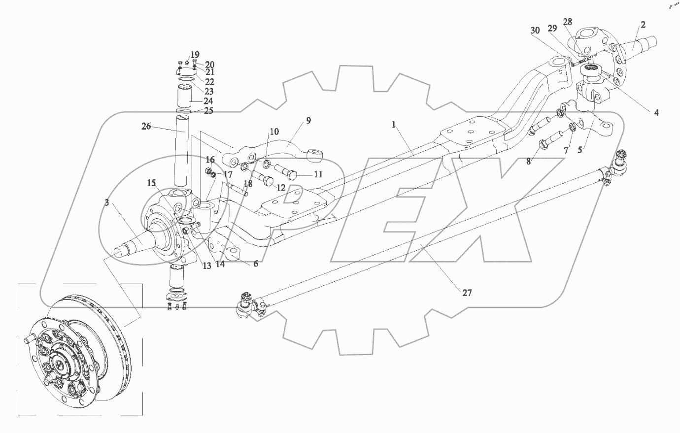  Front Axle Assembly-Front Axle Assembly