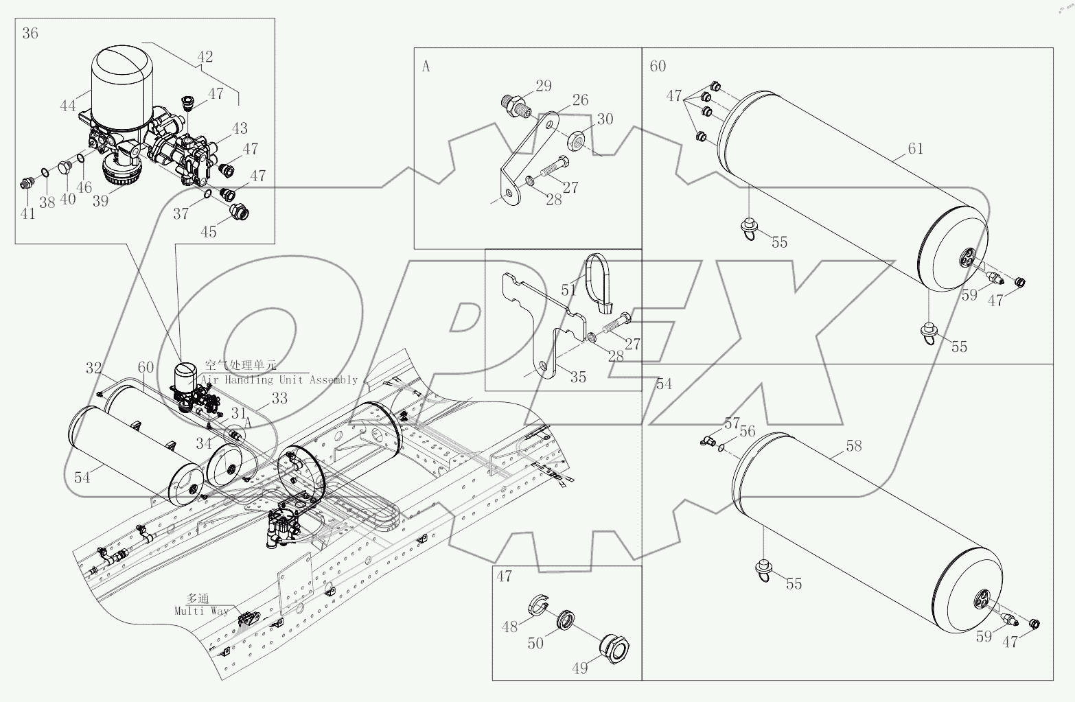  Air Reservoir Device Assembly