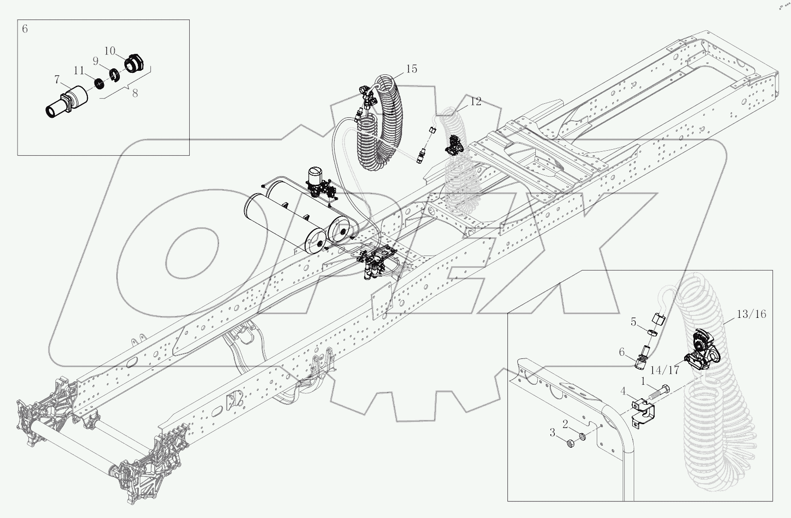  Trailer Release Switch and Connector Assembly