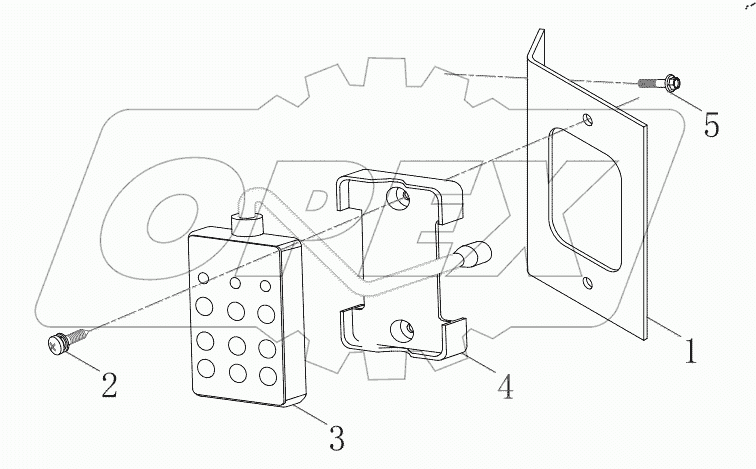  Air Suspension Remote Control Assembly