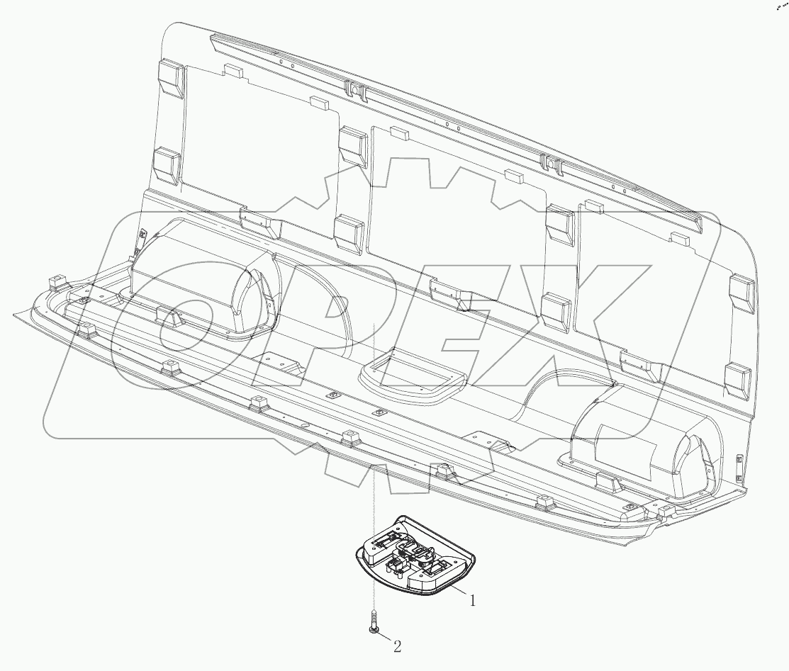  Door Opening Alaem Lamp Assembly