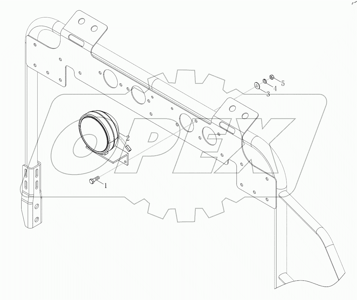  Rear Hand Lamp Assembly