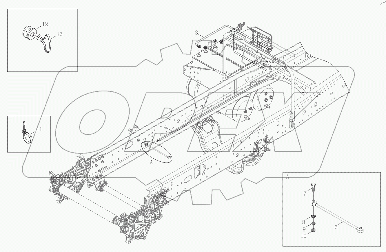  Large Current Line and Bonding strap Assembly