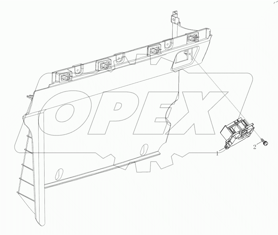  OBD Diagnostic Socket Housing Logic Assembly