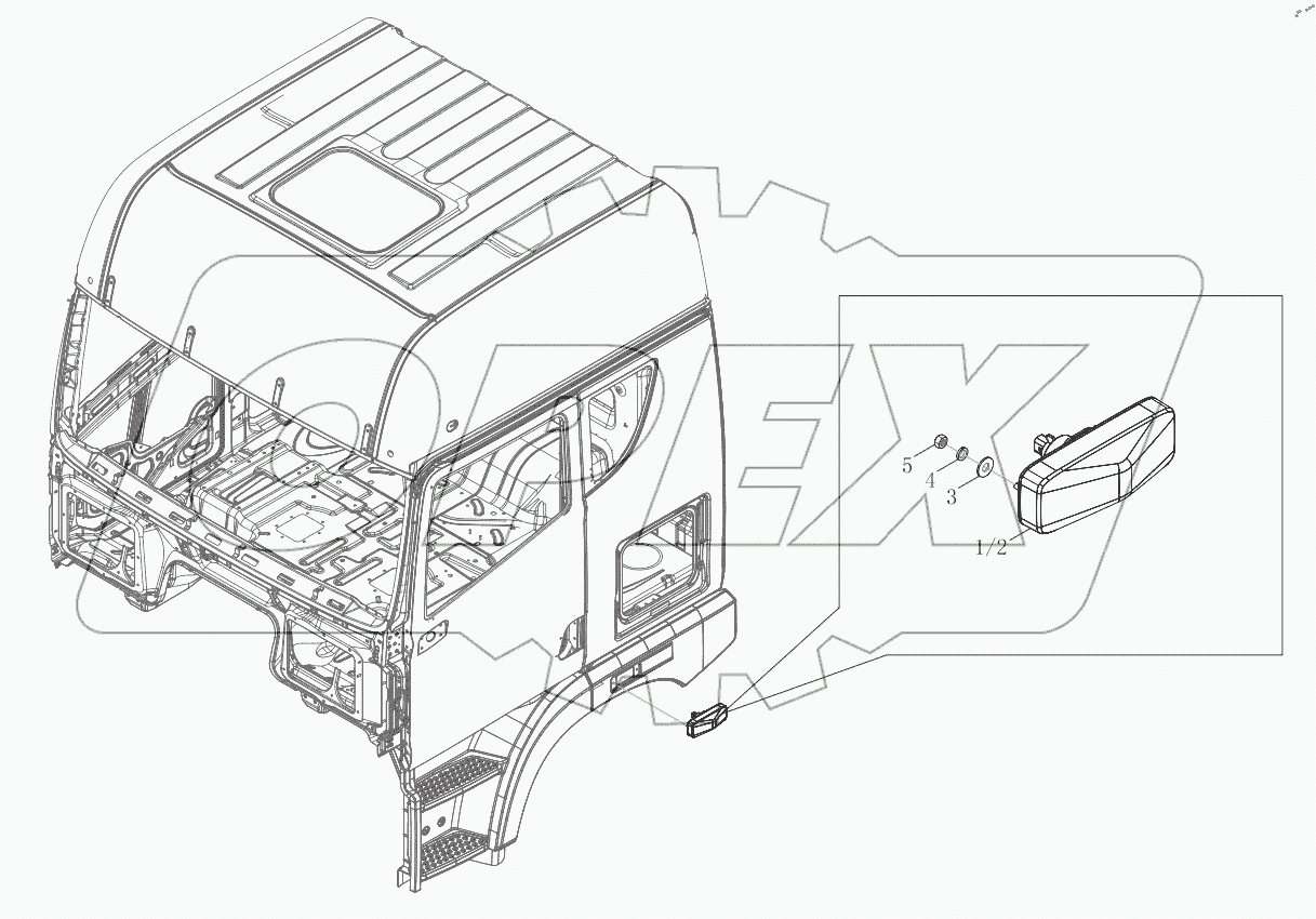  Steering Lamp Assembly