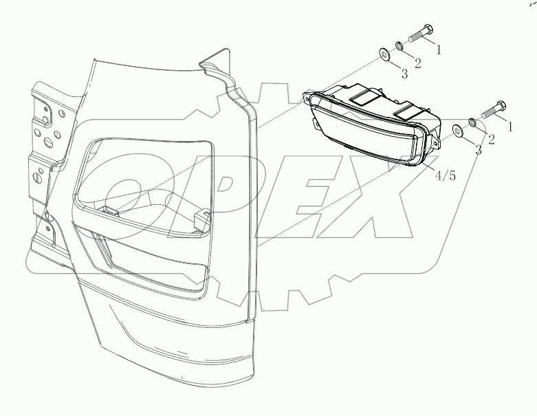  Front Fog Lamp Assembly