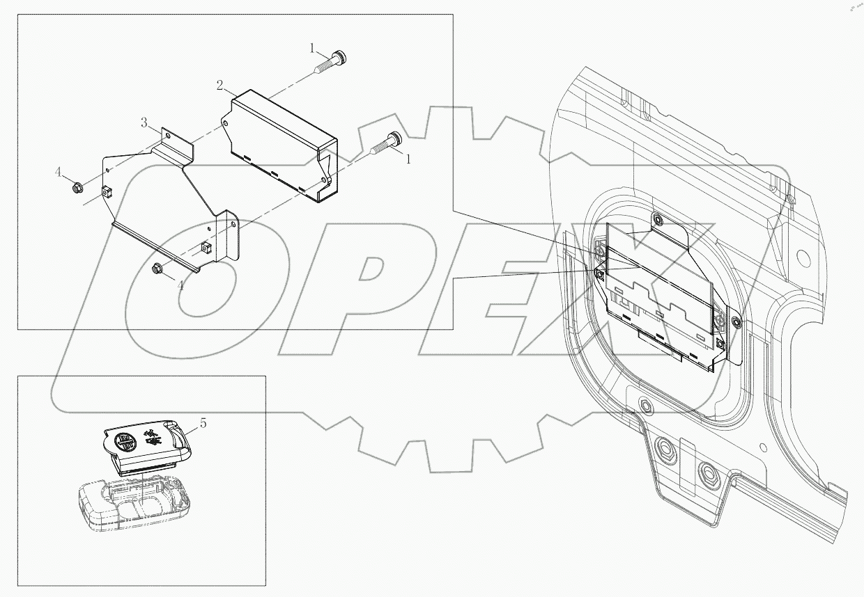 Door Controller Assembly