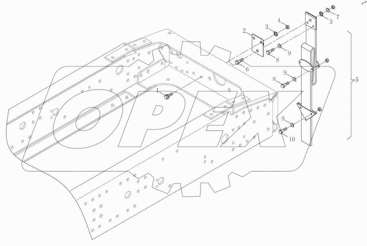  Static Conductive Rubber Drag Strip Logic Assembly