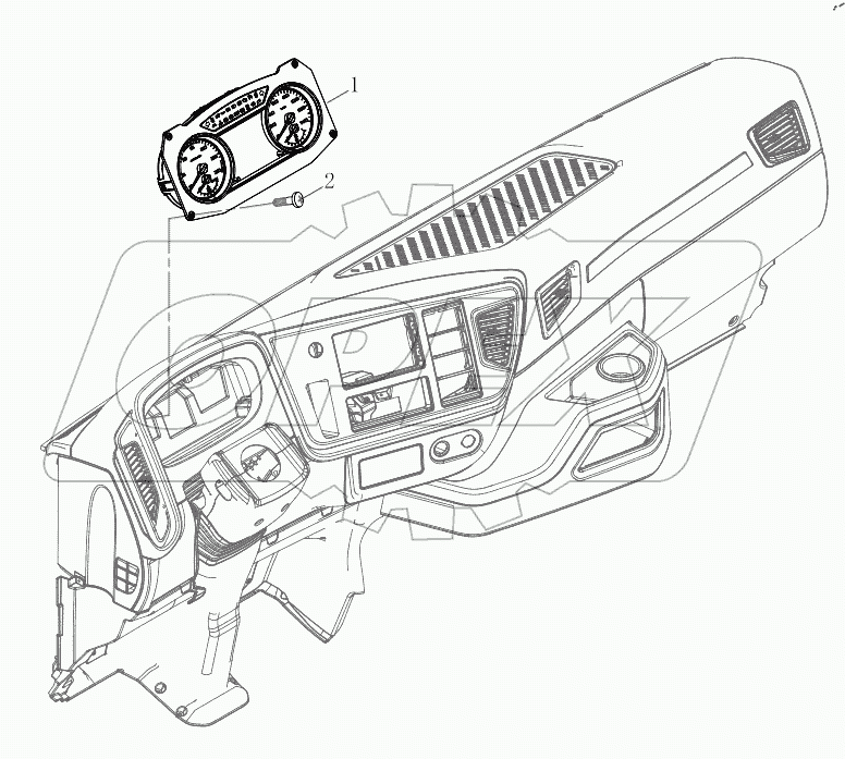  Combination Instrument Assembly