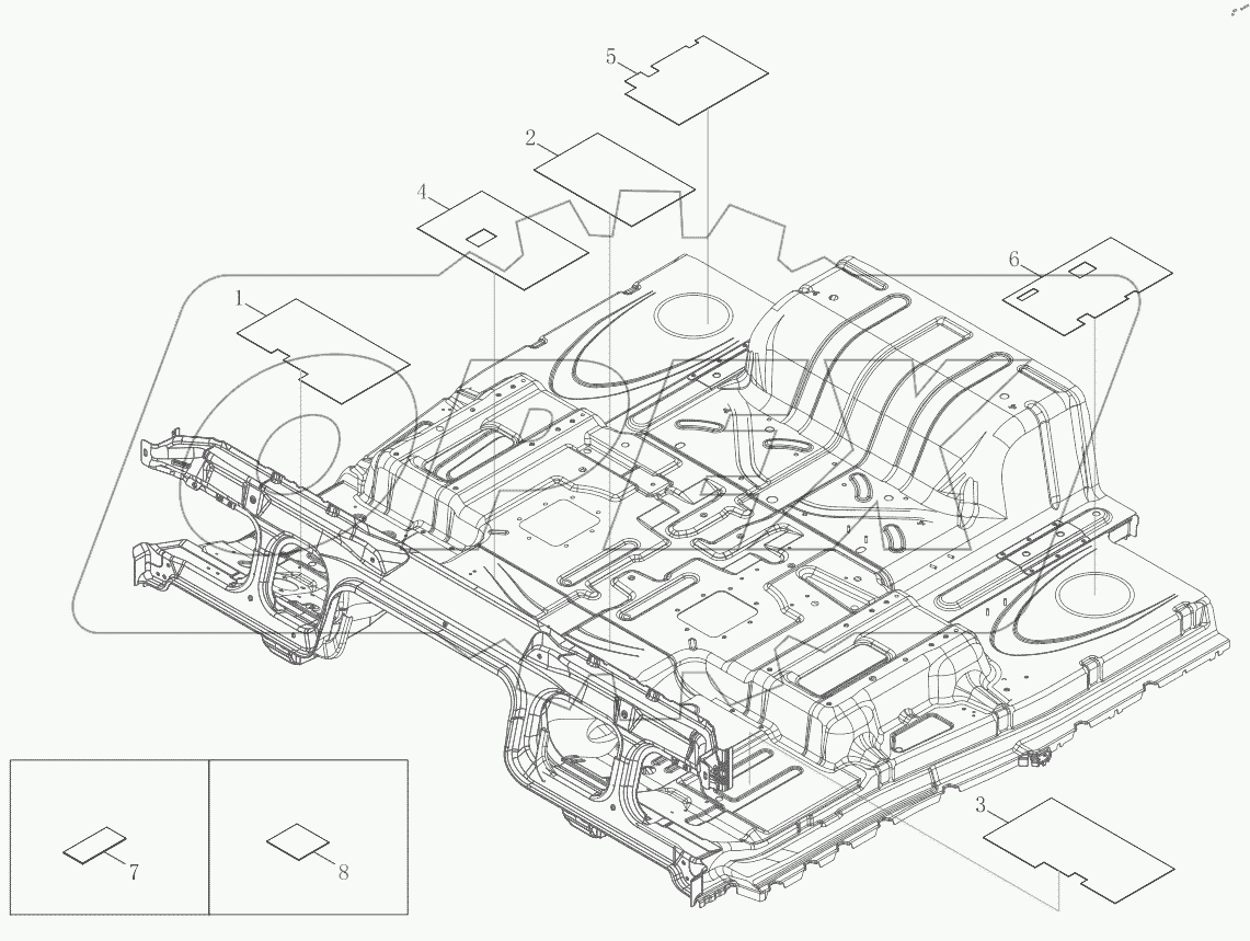  Floor Insulator Assembly