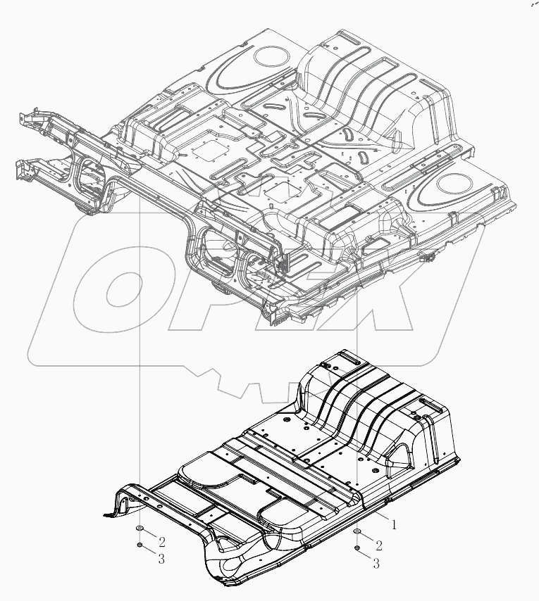  Floor Insulating Mat Assembly