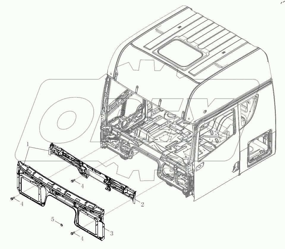  Front Wall Inner Plate Assembly