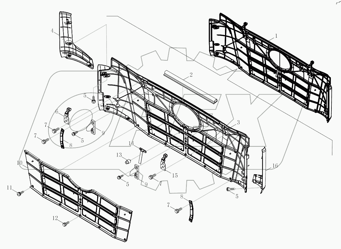  Front Wall Outer Panel Assembly