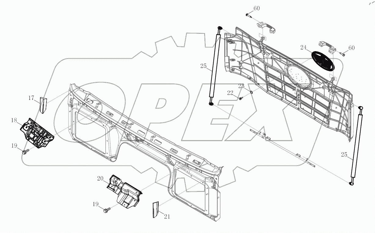  Front Wall Outer Panel Assembly