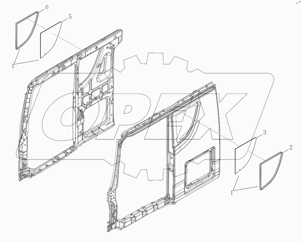  Side Window Glass Module